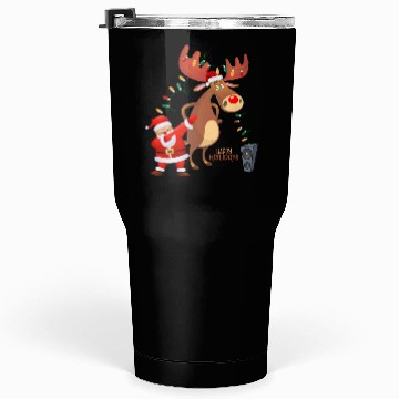 Discover Christmas Lights Dabbing Santa Dancing Rudolph Tumblers 30 Oz