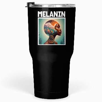 Discover Elegant Melanin Woman. Tumblers 30 Oz