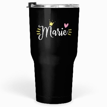 Discover Marie Name Crown Tumblers 30 Oz