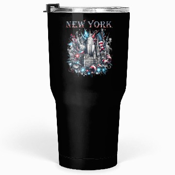 Discover New York Christmas Spirit Tumblers 30 Oz