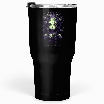 Discover Gothic Girl Saying Normal is an Illusion Tumblers 30 Oz