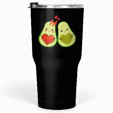 Discover Avocado couple Tumblers 30 Oz