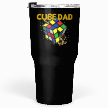 Discover Cube Dad Funny Men Speed Cubing Tumblers 30 Oz