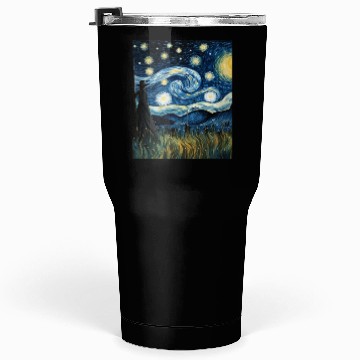 Discover Gardener's Starry Night Tumblers 30 Oz Van Gogh Inspired