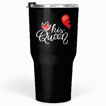 Discover Queen White Tumblers 30 Oz