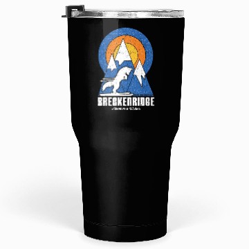 Discover Retro Breckenridge Ski White Fox Tumblers 30 Oz