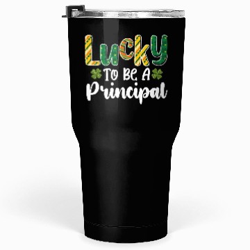 Discover Lucky To Be A Principal School St Patrick's Day Tumblers 30 Oz