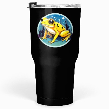 Discover Golden Poison Frog Illustration Tumblers 30 Oz