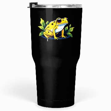 Discover Golden Poison Frog Illustration Tumblers 30 Oz