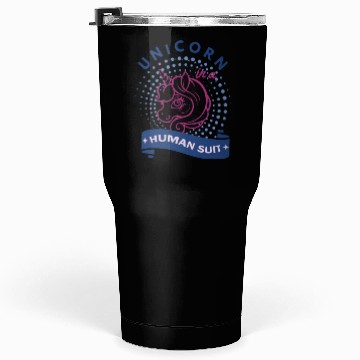Discover Unicorn in a Human Suit Tumblers 30 Oz