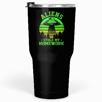 Discover Alien, Aliens, UFO, UAP, Space Unknown Flight Tumblers 30 Oz