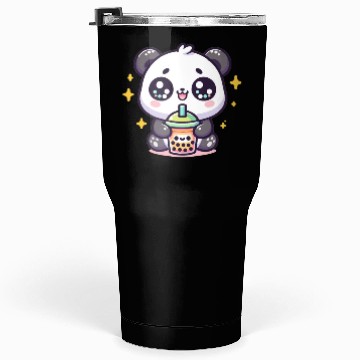 Discover Panda Bubble Tea Boba Kawaii Tumblers 30 Oz