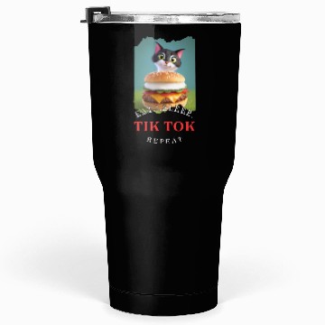 Discover Eat Sleep Tik Tok Repeat Tumblers 30 Oz