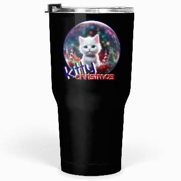 Discover Kitty xmas and Happy New Year Tumblers 30 Oz