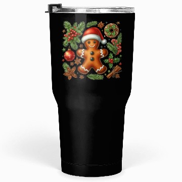 Discover Christmas Cute Gingerbread Tumblers 30 Oz