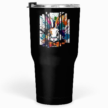 Discover Rabbit Splash Painting Tumblers 30 Oz