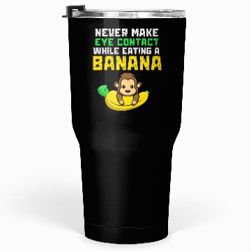 Discover Humorous Monkey Banana Eating Tumblers 30 Oz