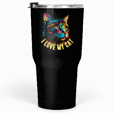 Discover I Love My Cat Tumblers 30 Oz