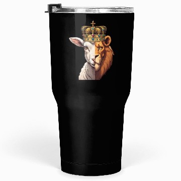 Discover Lion, Lamb, King Tumblers 30 Oz