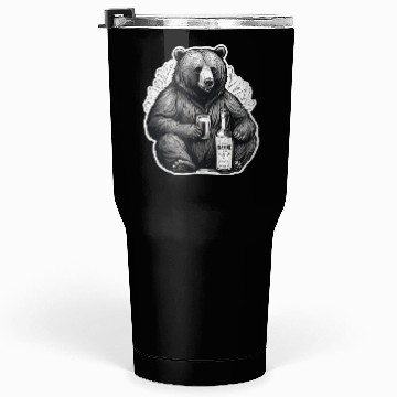 Discover grizzly bear Tumblers 30 Oz