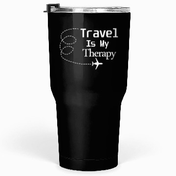 Discover Travel Is My Therapy Tumblers 30 Oz