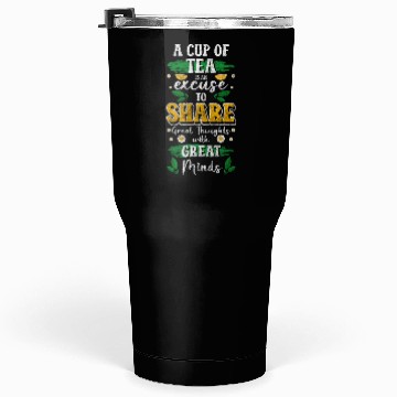 Discover Tea Lovers Cozy Teacup Drink Tumblers 30 Oz