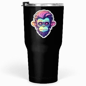 Discover Ape Monkey Illustration Tumblers 30 Oz