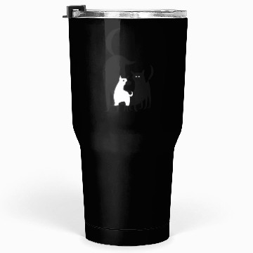 Discover Pet Elegance in Monochrome Tumblers 30 Oz