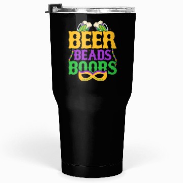 Discover Beer Beads Boobs Mardi Gras Carnival Tumblers 30 Oz