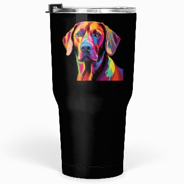 Discover Watercolor Colorful Rhodesian Ridgeback Tumblers 30 Oz