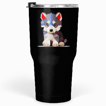 Discover Geometric Wolf Cub Tumblers 30 Oz