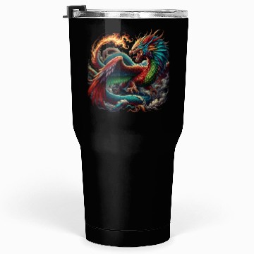 Discover Aether s Embrace The Phoenix Dragon Tumblers 30 Oz