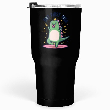 Discover BUT FIRST YOGA Tumblers 30 Oz