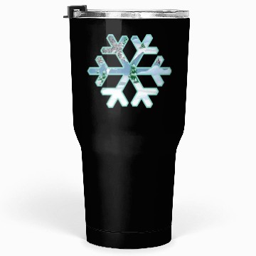 Discover Teal Snowflake Tumblers 30 Oz