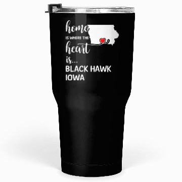Discover Black Hawk County Iowa Is Where My Heart Is Gift Tumblers 30 Oz