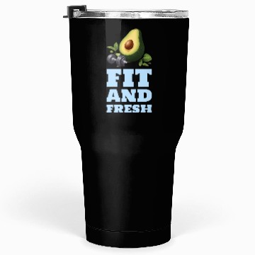Discover Fit and Fresh Avocado Gym Tumblers 30 Oz