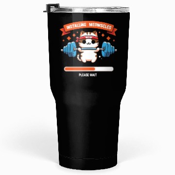 Discover Meowscle Gym Workout Cat ,Installing meowscles Tumblers 30 Oz