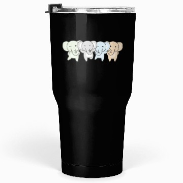 Discover Unlabeld Flag Pride Lgbtq Cute Elephant Tumblers 30 Oz