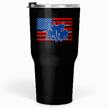 Discover Military Army Soldiers US Flag Tumblers 30 Oz