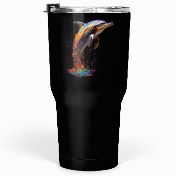 Discover Rainbow Dolphin Tumblers 30 Oz