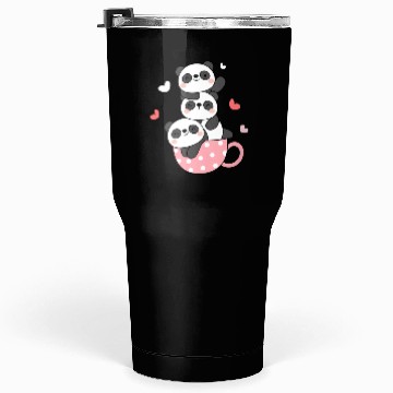 Discover Bear And Panda Couple Classic Tumblers 30 Oz