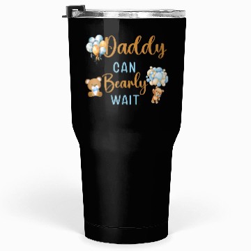 Discover Daddy Can Bearly Wait Baby Shower Tumblers 30 Oz