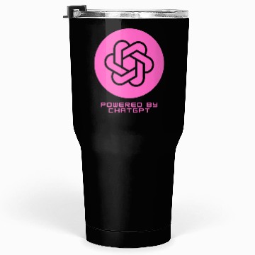 Discover Powered by ChatGPT (Pink Design) Tumblers 30 Oz