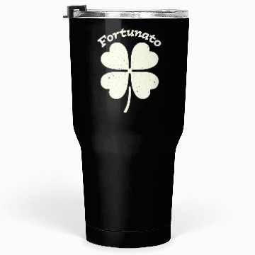 Discover Fortunato Emblem Distressed Four-Leaf Tumblers 30 Oz