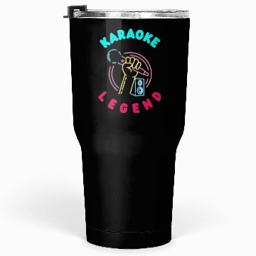 Discover Funny Karaoke Singer Singing Musician Karaoke Gift Tumblers 30 Oz