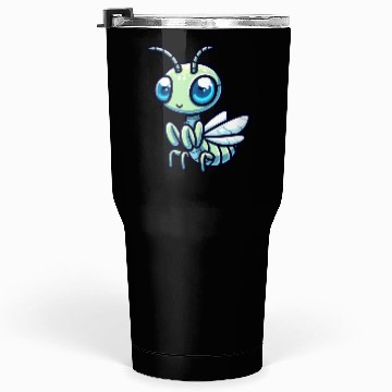 Discover Playful Mantis Cartoon Tumblers 30 Oz