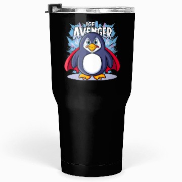 Discover Superhero Penguin: The Ice Avenger Tumblers 30 Oz
