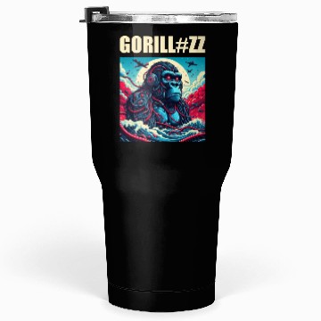 Discover gorilla robot Tumblers 30 Oz