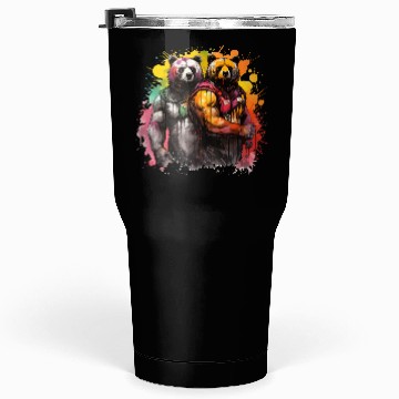 Discover Bear Hug: 2 Big Bulky Bears, bears lovers Tumblers 30 Oz