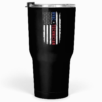 Discover HVAC Technician US American Flag HVAC Mechanic Tumblers 30 Oz